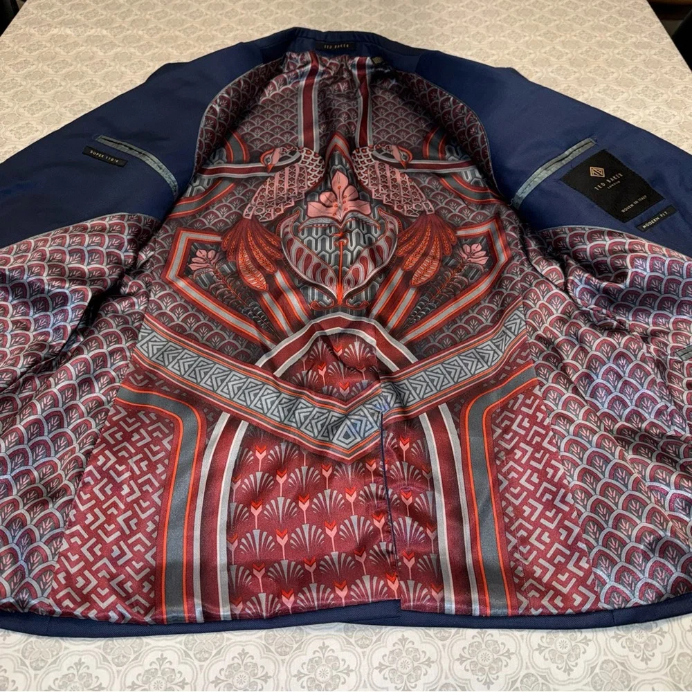 Ted Baker Modern Fit Super 110's wool blazer Size 40R
